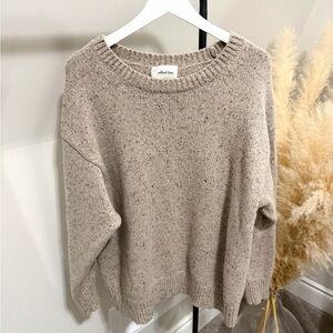 Aritzia Wilfred Free Bronco Wool Sweater Crewneck